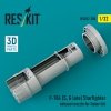RESKIT RSU32-0208 F-104 (S, G late) Starfighter exhaust nozzle for Italeri kit (3D Printed) 1/32